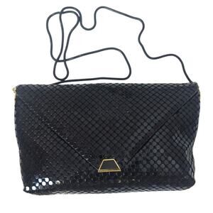 Vintage 70's Slinky Beaded Crossbody Shoulder Bag Evening Classic